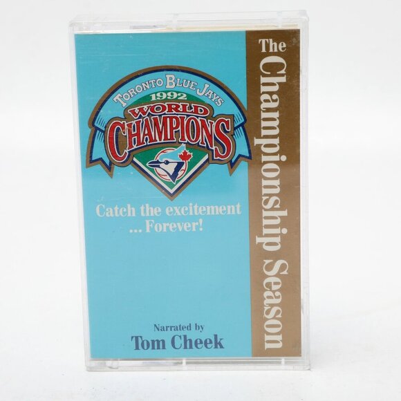 Vintage 1992 Toronto Blue Jays Championship Season Cassette Tape Commentary - Picture 1 of 5